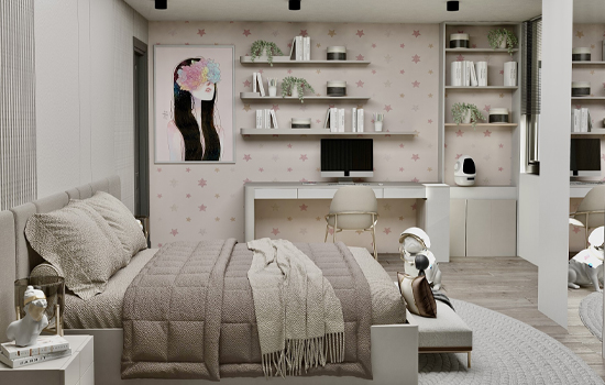 Minimalist Bir Çocuk Odası Tasarımı